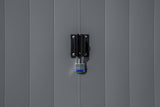 Arrow Classic 12x14-ft Charcoal Corrosion-Resistant Metal Shed