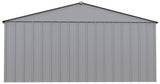 Arrow Classic 14x14-ft Flute Grey Corrosion-Resistant Steel Shed