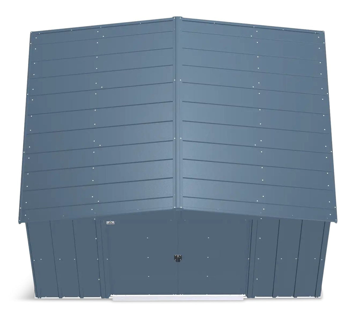 Arrow Classic Galvanized Steel Storage Shed, Blue Grey, 10-ft x 8-ft
