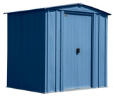 Arrow Classic Galvanized Steel Storage Shed, Blue Grey, 6-ft x 5-ft
