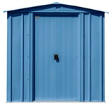 Arrow Classic Galvanized Steel Storage Shed, Blue Grey, 6-ft x 5-ft