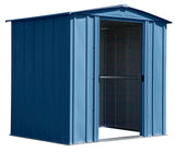 Arrow Classic Galvanized Steel Storage Shed, Blue Grey, 6-ft x 5-ft