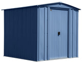 Arrow Classic Galvanized Steel Storage Shed, Blue Grey, 6-ft x 7-ft
