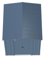 Arrow Classic Galvanized Steel Storage Shed, Blue Grey, 6-ft x 7-ft