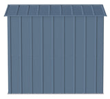 Arrow Classic Galvanized Steel Storage Shed, Blue Grey, 6-ft x 7-ft