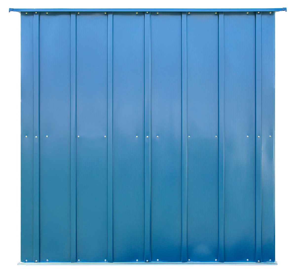 Arrow Classic Galvanized Steel Storage Shed, Blue Grey, 8-ft x 6-ft