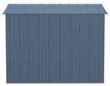 Arrow Classic Galvanized Steel Storage Shed, Blue Grey, 8-ft x 8-ft