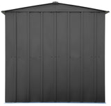 Arrow Classic Galvanized Steel Storage Shed, Charcoal, 6-ft x 7-ft