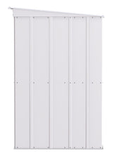 Arrow Classic Galvanized Steel Storage Shed, Flute Grey, 10-ft x 4-ft
