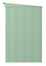 Arrow Classic Galvanized Steel Storage Shed, Sage Green, 8-ft x 4-ft