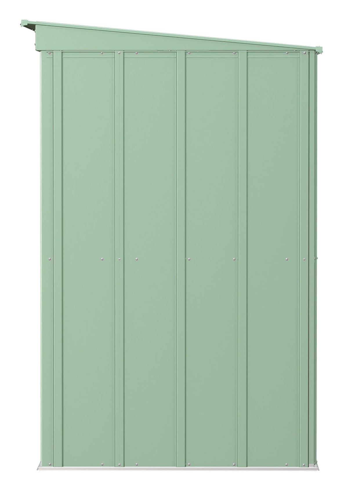 Arrow Classic Galvanized Steel Storage Shed, Sage Green, 8-ft x 4-ft