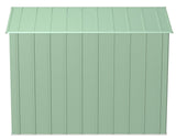 Arrow Classic Galvanized Steel Storage Shed, Sage Green, 8-ft x 4-ft