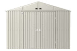 Arrow Elite 10x12-ft Cool Grey Corrosion-Resistant Steel Storage Shed