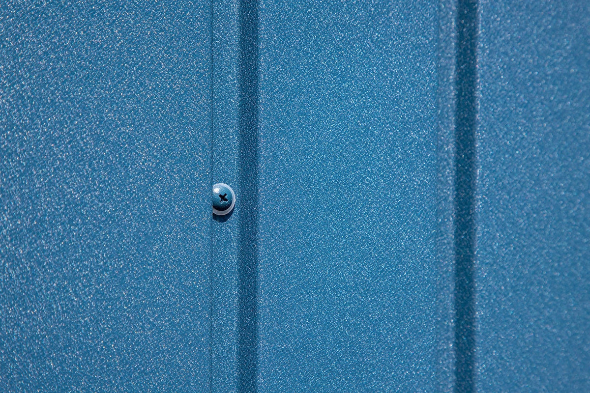 Arrow Elite 12x14-ft Blue Grey Corrosion-Resistant Steel Shed