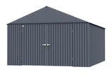 Arrow Elite 12x16-ft Anthracite Corrosion-Resistant Steel Storage Shed