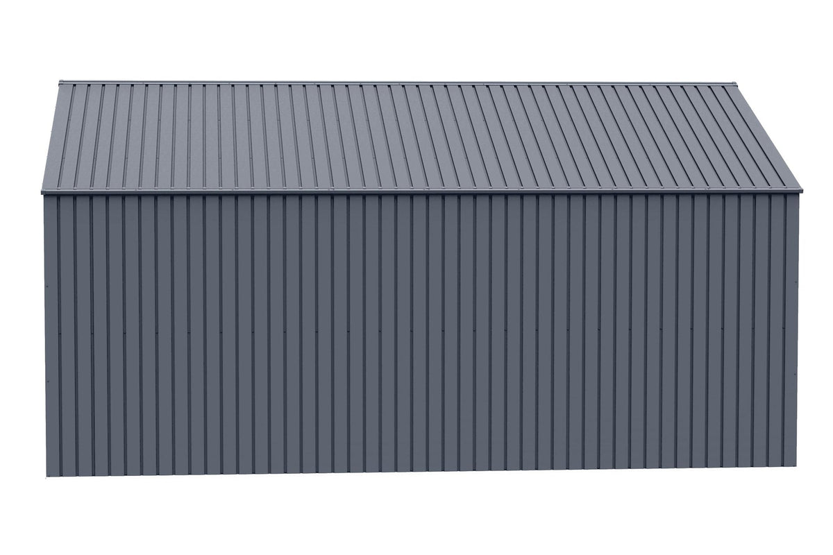 Arrow Elite 12x16-ft Anthracite Corrosion-Resistant Steel Storage Shed