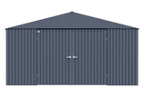 Arrow Elite 14x12-ft Anthracite Corrosion-Resistant Steel Shed