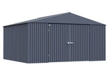 Arrow Elite 14x12-ft Anthracite Corrosion-Resistant Steel Shed