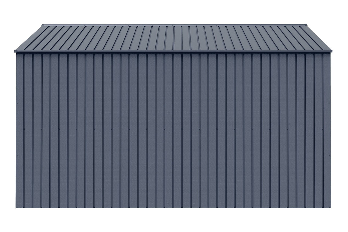 Arrow Elite 14x12-ft Anthracite Corrosion-Resistant Steel Shed