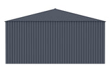 Arrow Elite 14x12-ft Anthracite Corrosion-Resistant Steel Shed