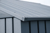 Arrow Elite 14x12-ft Anthracite Corrosion-Resistant Steel Shed