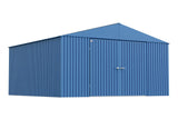 Arrow Elite 14x14-ft Corrosion-Resistant Blue Grey Steel Shed