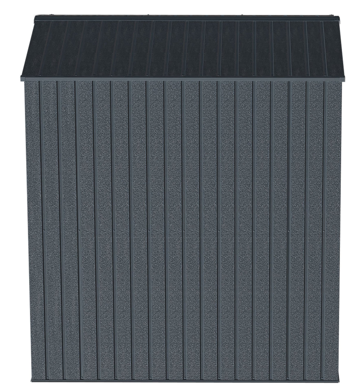 Arrow Elite Steel Storage Shed with Pent Roof, Anthracite, 6-ft x 6-ft
