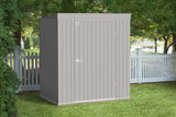 Arrow Elite Steel Storage Shed with Pent Roof, Cool Grey, 6-ft x 4-ft