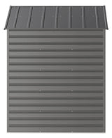 Arrow Select Galvanized Steel Storage Shed, Charcoal, 8-ft x 6-ft