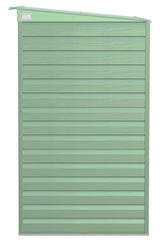 Arrow Select Galvanized Steel Storage Shed, Sage Green, 8-ft x 4-ft