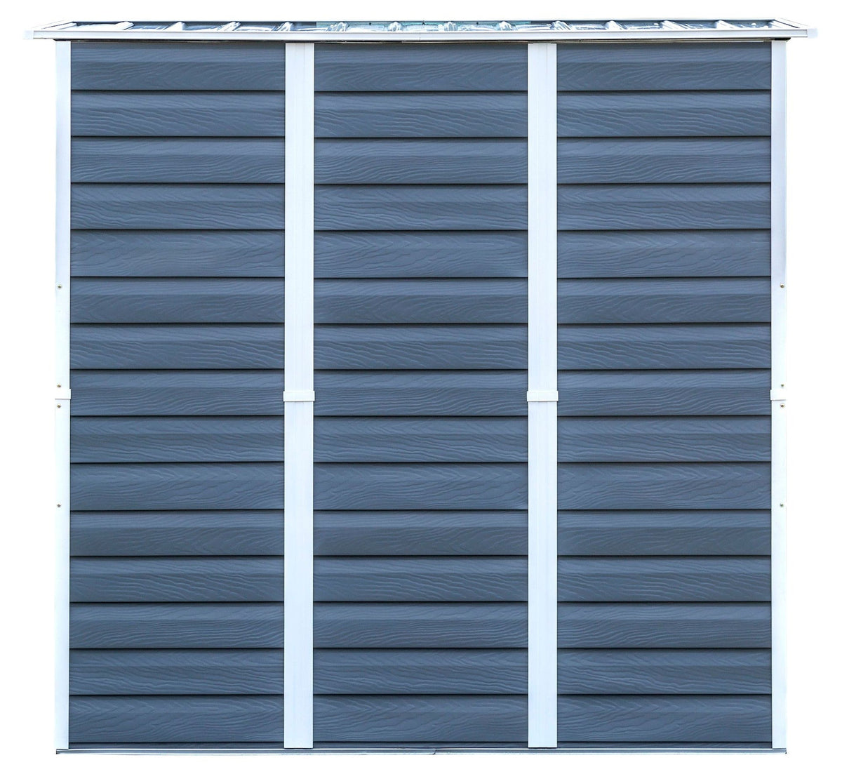 Arrow Shed-in-a-Box Steel Storage Shed, Charcoal/Cream, 6-ft x 4-ft