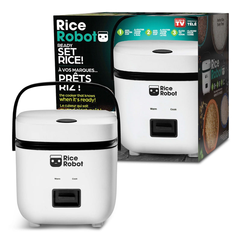 Ceramic Nonstick Rice Cooker, White, 1-qt F219