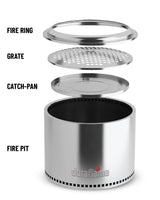 Duraflame Smokeless Fire Pit, 19-in