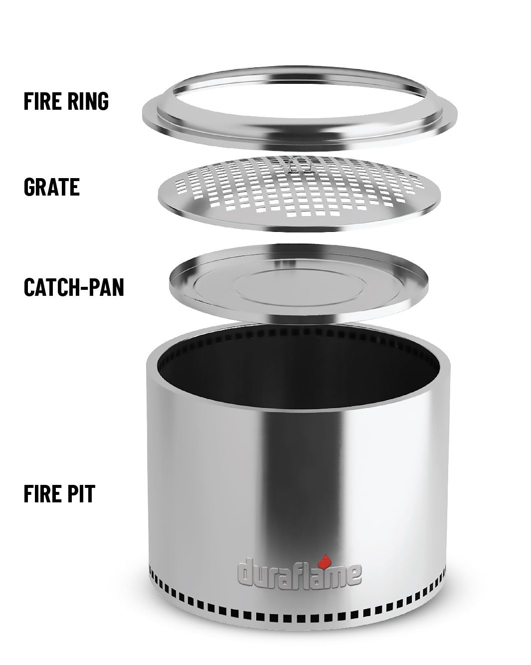 Duraflame Smokeless Fire Pit, 19-in