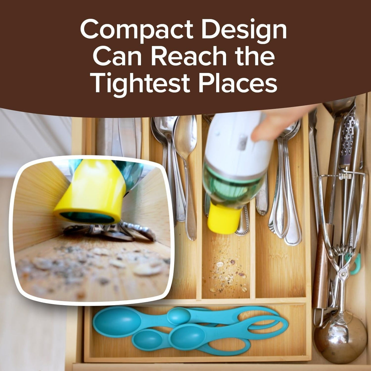 Horsepower Duck Ultra-Compact Cordless Handheld Vacuum