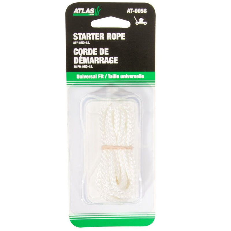 Lawn Mower Replacement Starter Cord/Rope, Nylon, 88-in x 1/8-in T1420