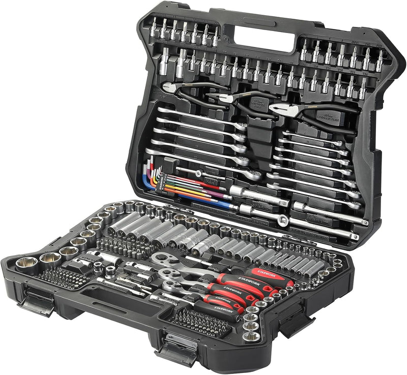 314-Piece Mechanics Tool Set and Socket Set, Professional Metric Set Q4959