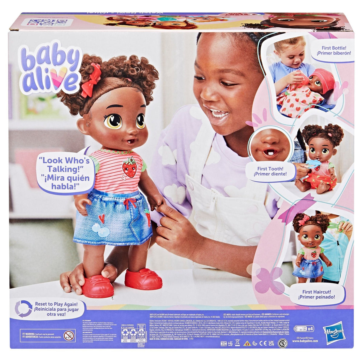 Baby Grows Up Berry Boo Interactive Talking Baby Doll with 75+ Sounds