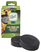 Ball Regular Mouth Plastic Leakproof Storage Lids for Mason Jars, 6-pk