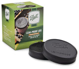 Ball Wide Mouth Plastic Leakproof Storage Lids for Mason Jars, 6-pk