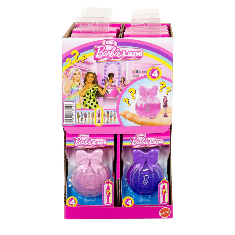 Mini BarbieLand Series 4 Fashionista Dolls with Surprise Blush Reveal, Assorted Styles F4956
