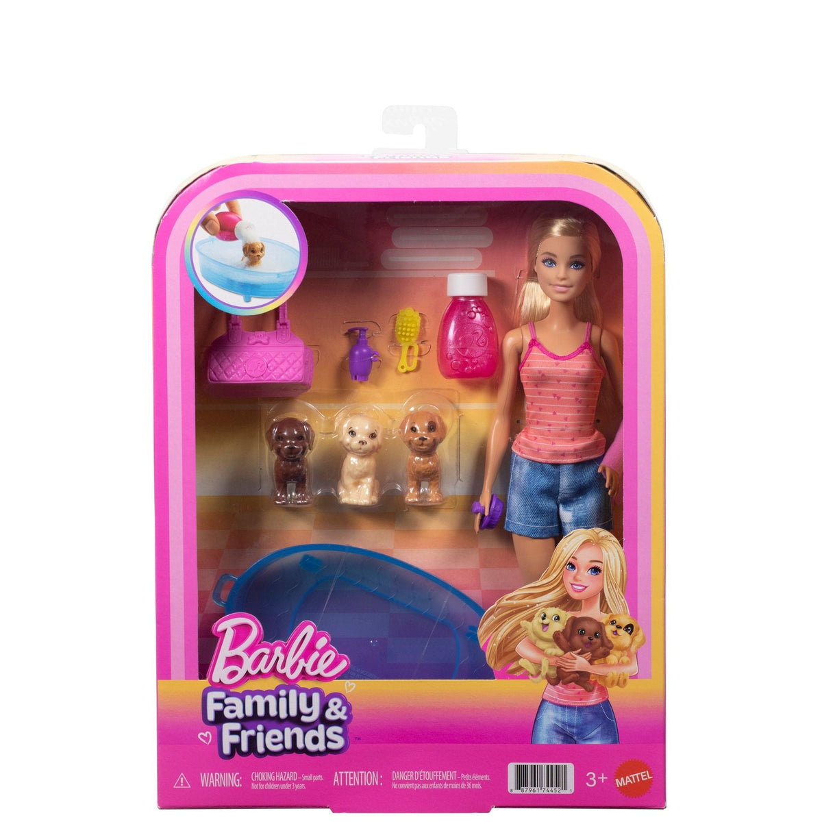 Puppy Bath Time Doll Toy & Playset For Kids, Assorted, Ages 3+