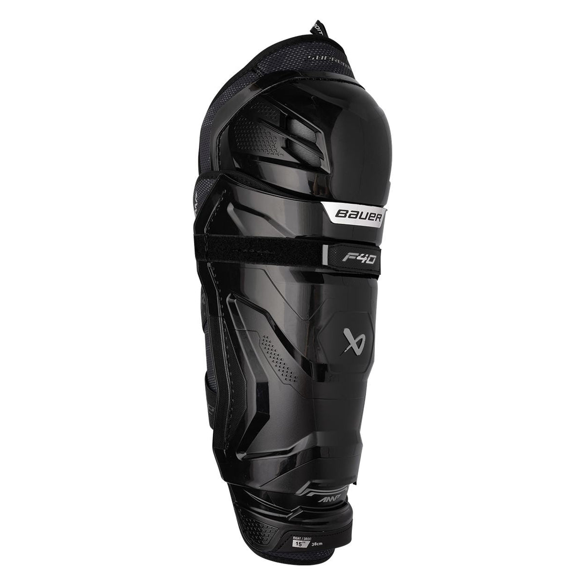 Supreme F40 Hockey Shin Guards, Junior, Black, Assorted Sizes