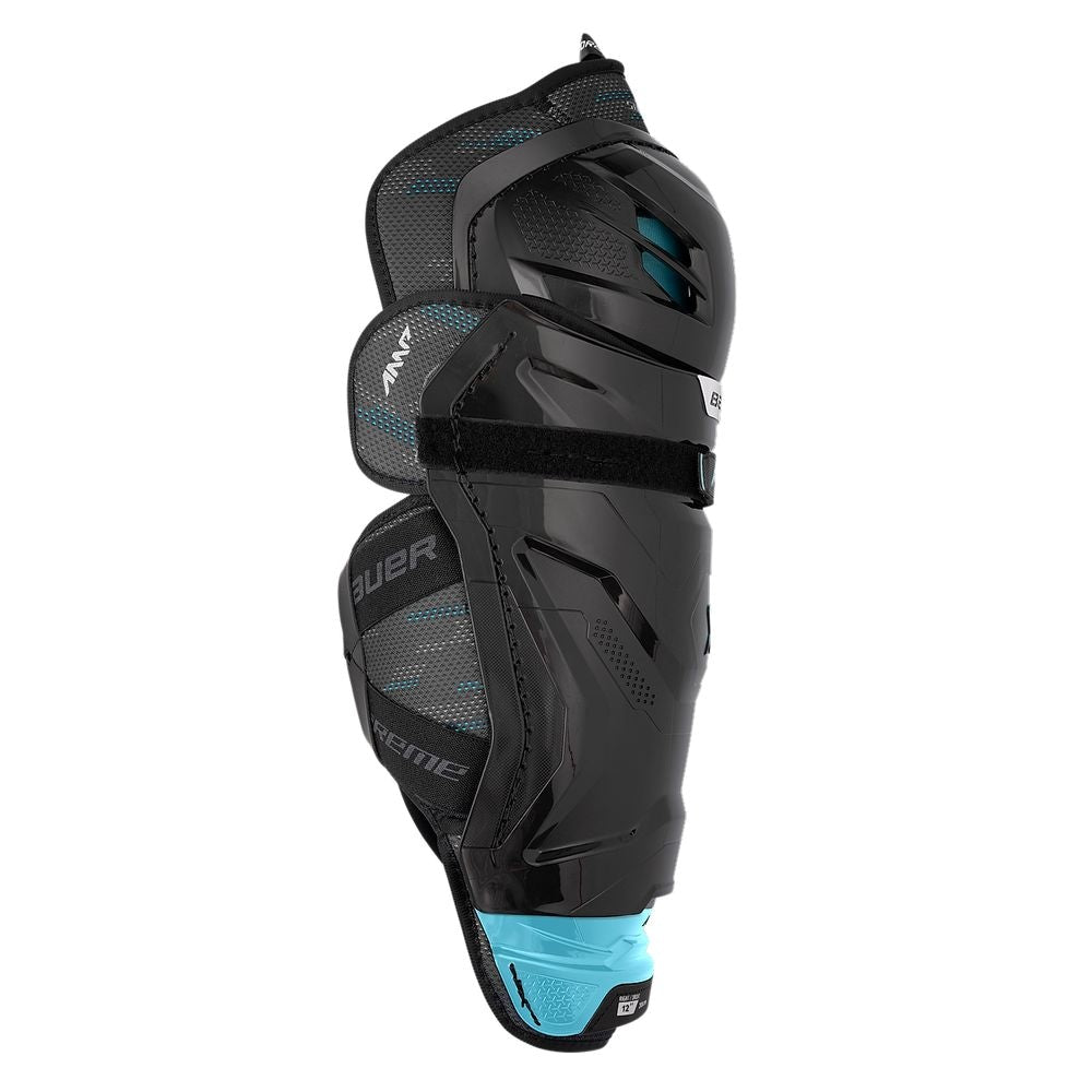 Supreme F40 Hockey Shin Guards, Junior, Black, Assorted Sizes