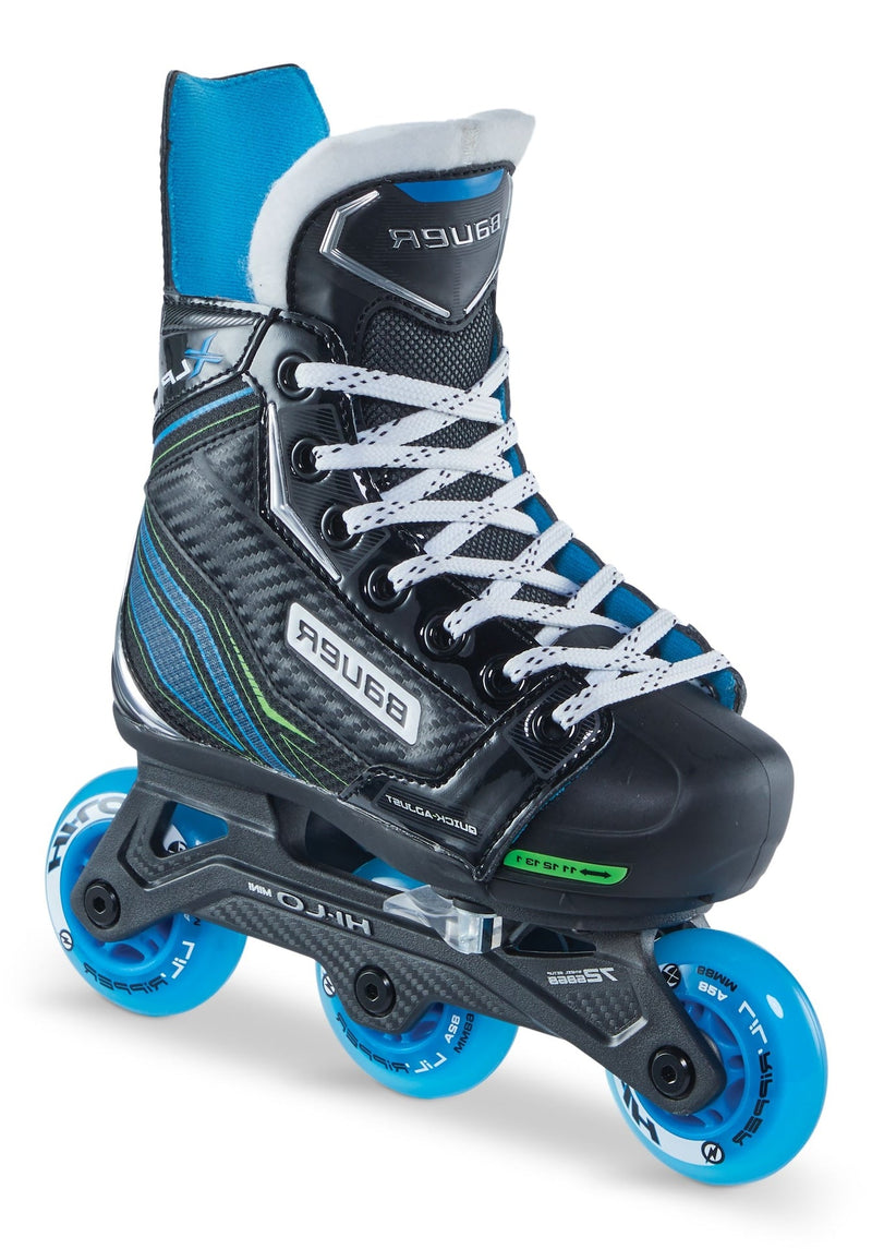 XLP Adjustable Roller Hockey Inline Skates, Youth/Junior, Assorted Sizes E8365
