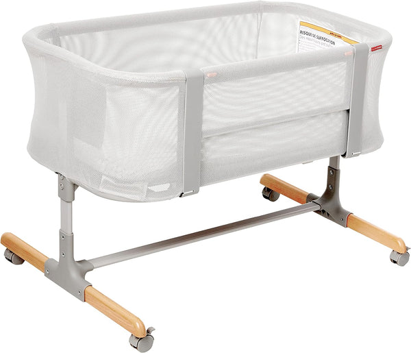 Baby Bassinet, Cozy Up 2-in-1 Bedside Sleeper & Bassinet, Grey R1972