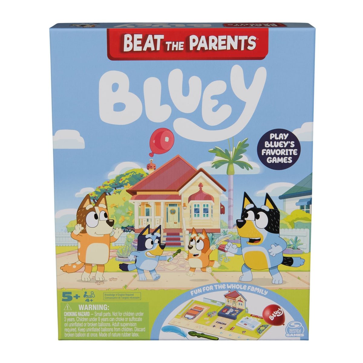 Beat the Parent Family Board Game, English Edition