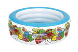 Deluxe Round Inflatable Pool, 5-ft x 20-in
