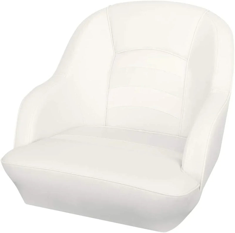 Bucket Pontoon Boat Seat (White/Blue) K6282