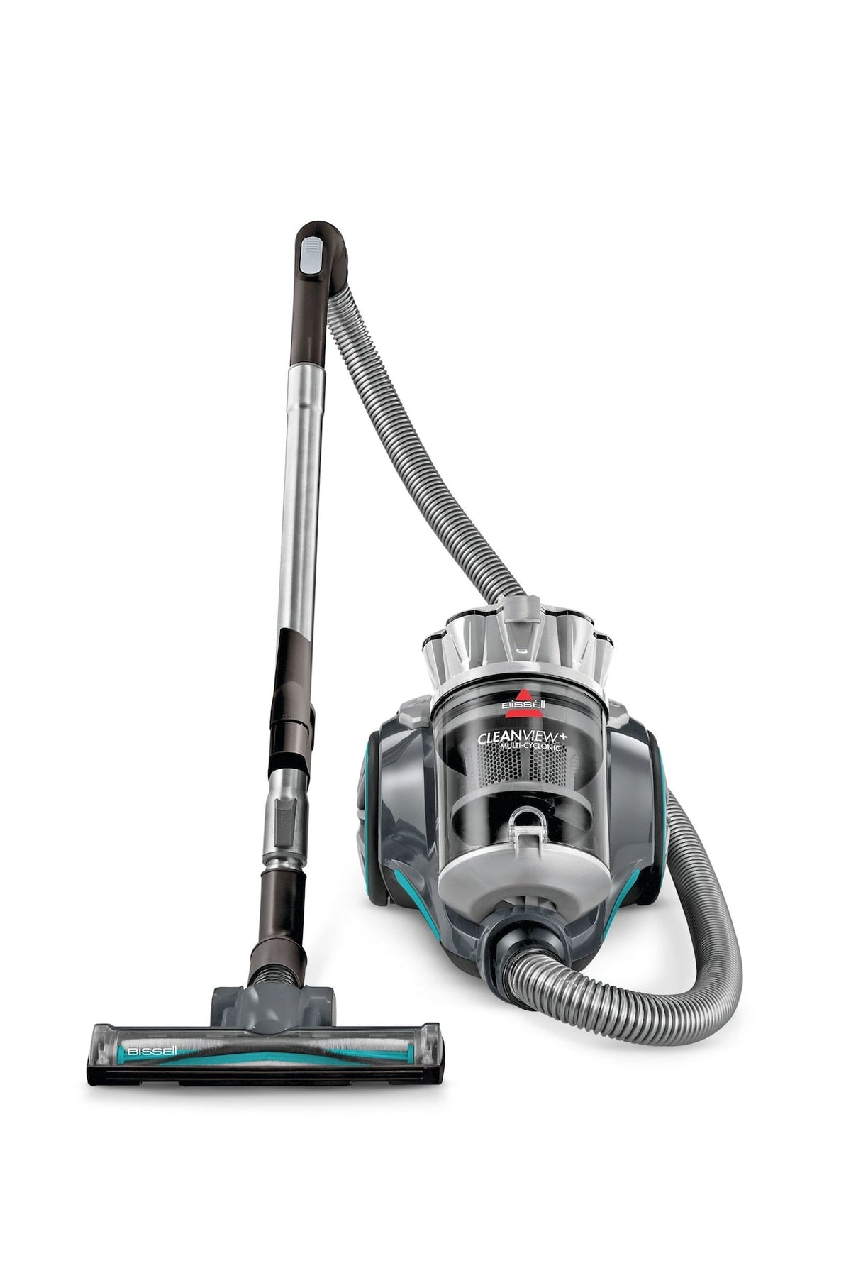 BISSELL CleanView Plus Multi-Cyclonic Lightweight Bagless Corded Canister Vacuum Cleaner, Silver